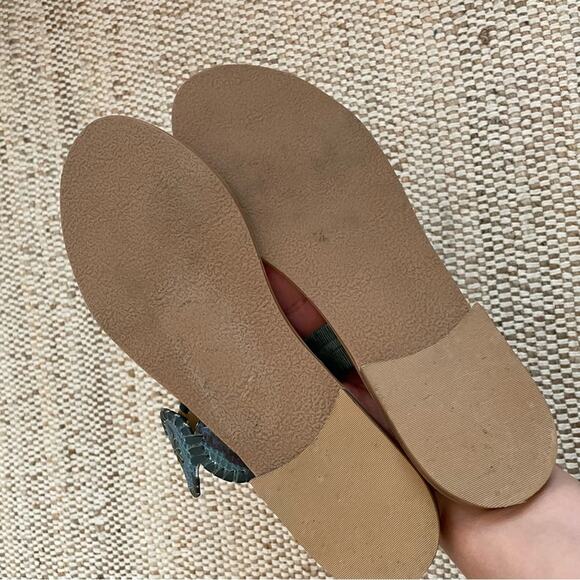 Jack Rogers Lauren Snake Print Sandals - Picture 9 of 9